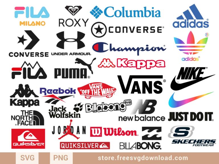 Sport Brands Logo SVG Bundle