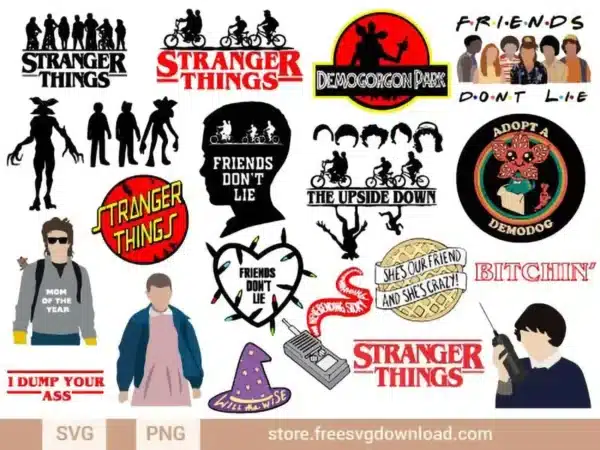 Stranger Things SVG Bundle