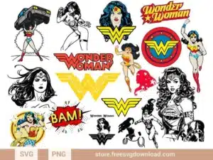 Wonder Woman SVG Bundle