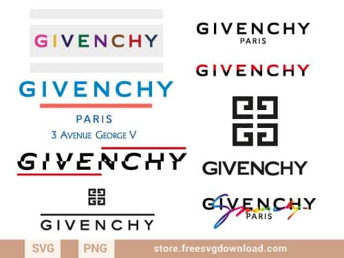 Givenchy Logo SVG Bundle