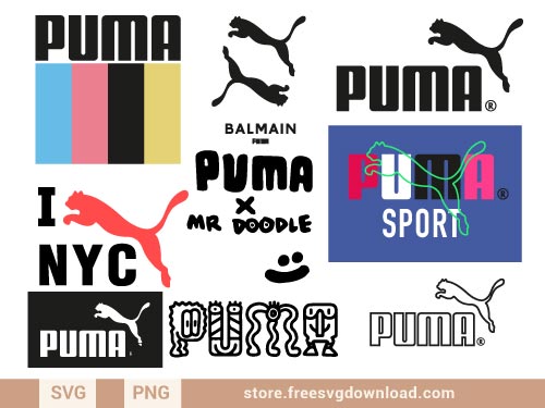Puma Logo SVG Bundle