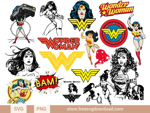Wonder Woman SVG Bundle, wonder woman logo svg, superhero svg, wonder woman crown svg, wonder woman headband svg