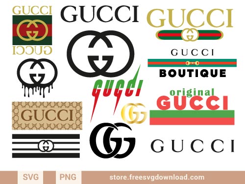 Gucci Logo SVG Bundle (FSD-A18) - Store Free SVG Download