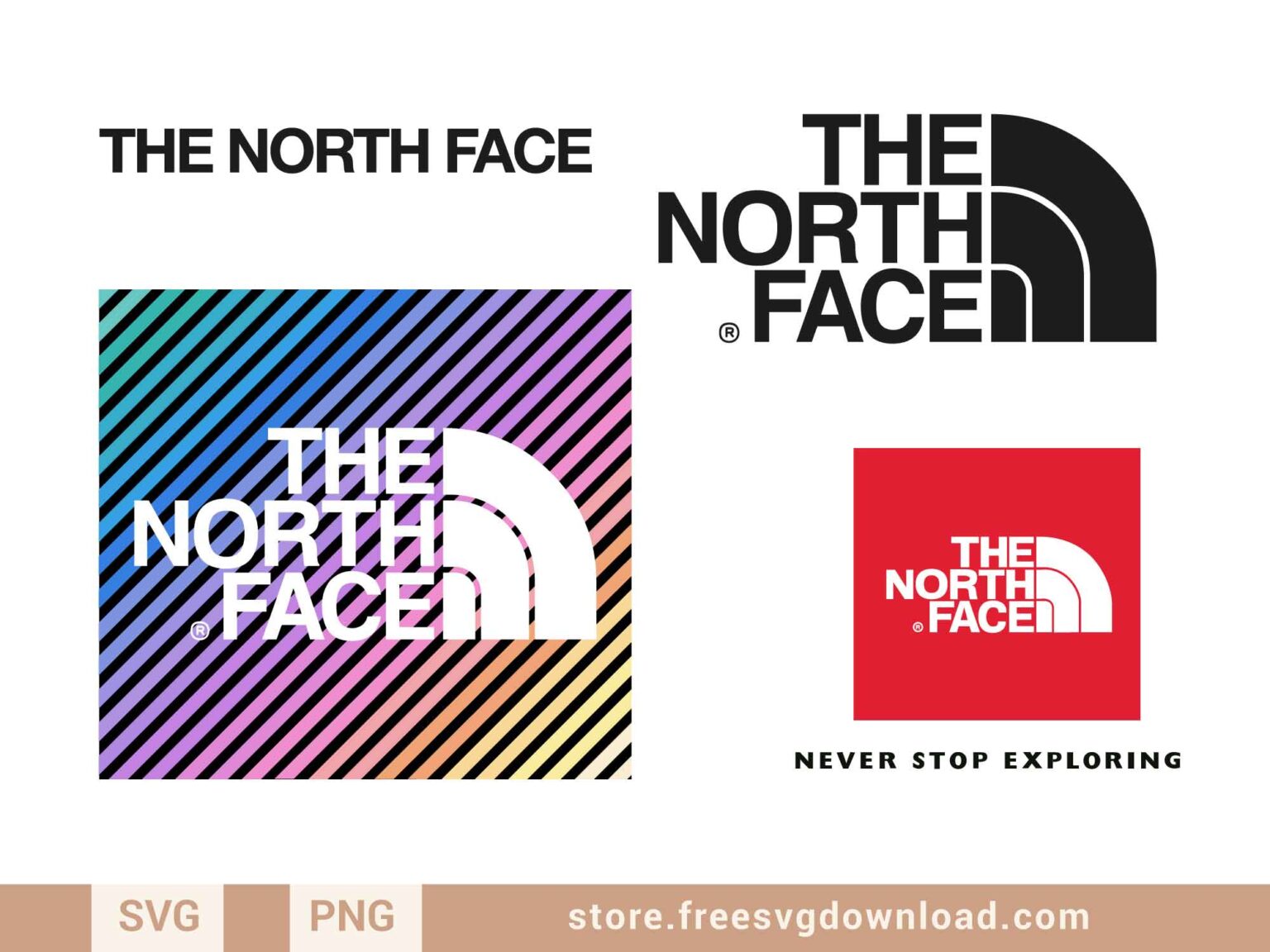 The North Face Logo SVG Bundle (FSD-A4) - Store Free SVG Download