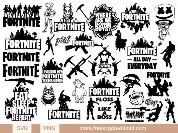 Fortnite SVG Bundle