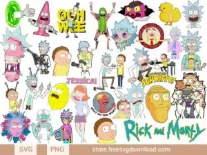 Rick and Morty SVG Bundle