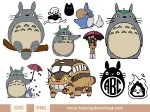 Totoro SVG Bundle