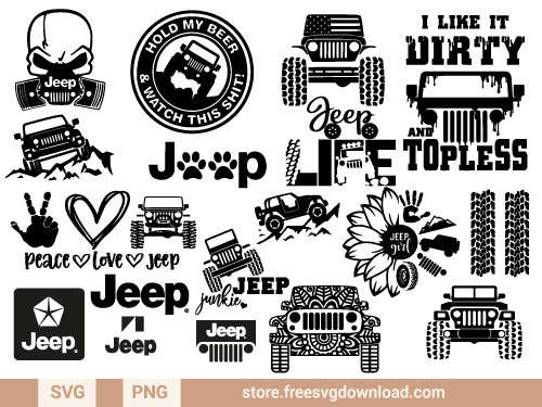 Jeep SVG Bundle Truck SVG Jeep Wave SVG- Store Free SVG Download