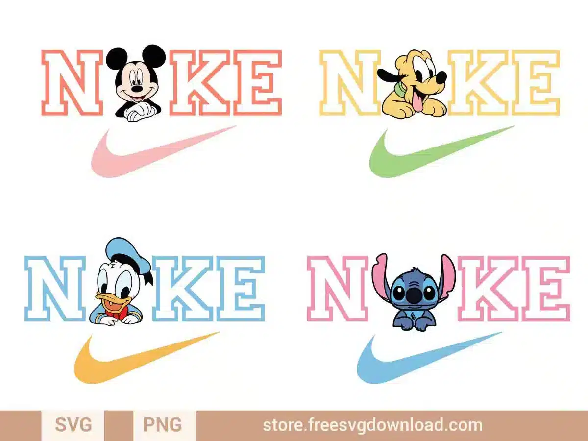 Nike Disney SVG Bundle