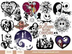 Nightmare Before Christmas SVG Bundle