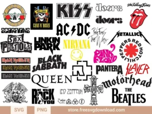 Rock Band SVG Bundle