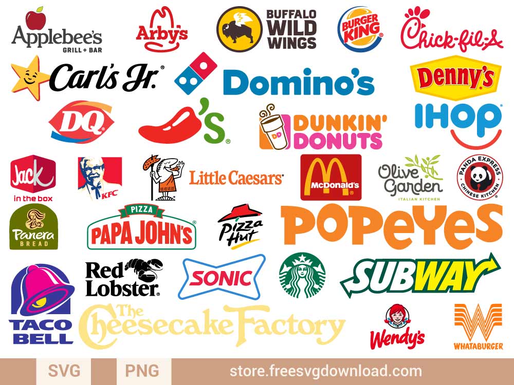 Fast Food SVG Bundle (FSD-E7) - Store Free SVG Download