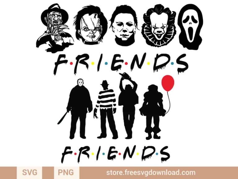 Friends Horror Movie SVG Bundle - Store Free SVG Download