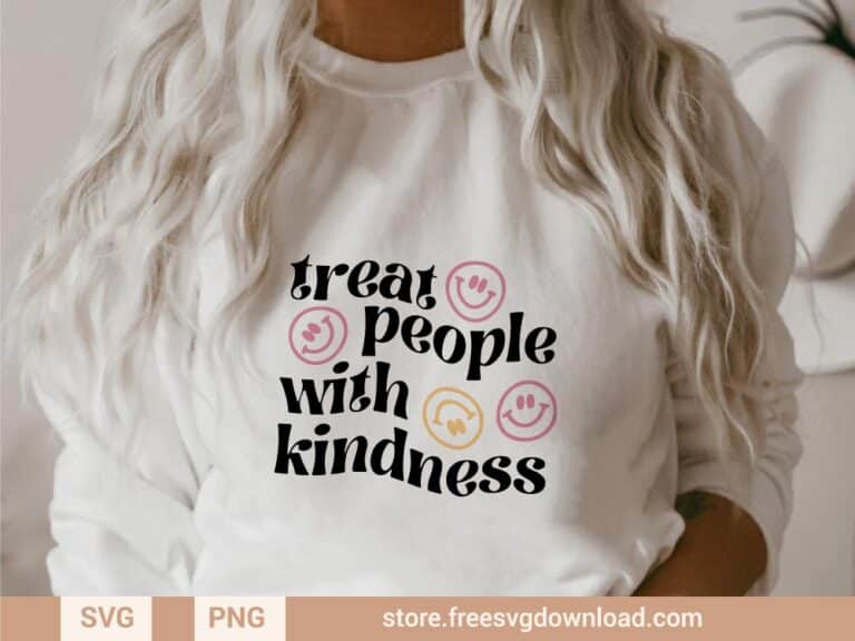 eat People With Kindness SVG & PNG, SVG file for Silhouette, svg files for cricut, separated svg, shirt svg, aesthetic svg, trendy svg, smile svg, harry styles svg