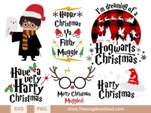 Harry Potter Christmas SVG Bundle, magic svg, wizard svg, harry christmas svg, hogwarts christmas svg, merry christmas muggles svg hermionie svg, ron svg, snape svg, Gryffindor svg, harry potter ornaments svg, hermonie svg, ron svg, hogwarts svg, harry potter svg
