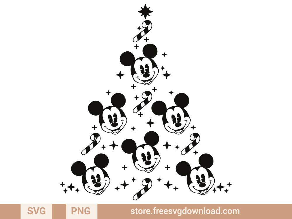 Mickey Minnie Libbey Glass SVG (FSD-P5) - Store Free SVG Download