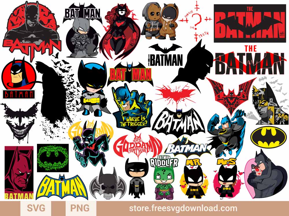 Batman SVG Bundle (FSD-J44) - Store Free SVG Download