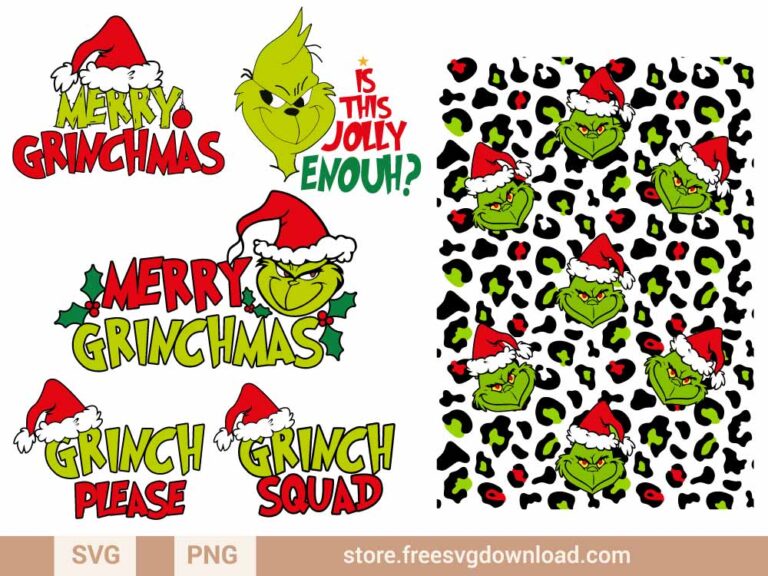 Grinch Leopard SVG Bundle & PNG, SVG Free Download, svg files for cricut, Christmas svg, grinch eye svg, grinch face svg, merry grinchmas svg, grinch tree svg, grinch hand svg, candy cane svg, Christmas tree svg, dr seuss svg, thing 1 thing 2 SVG, grinch dog svg, grinch max svg, grinch stole christmas svg