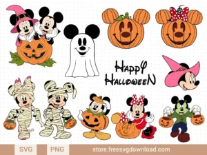 Mickey Mouse Halloween SVG Bundle