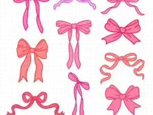 Coquette Bow SVG Bundle